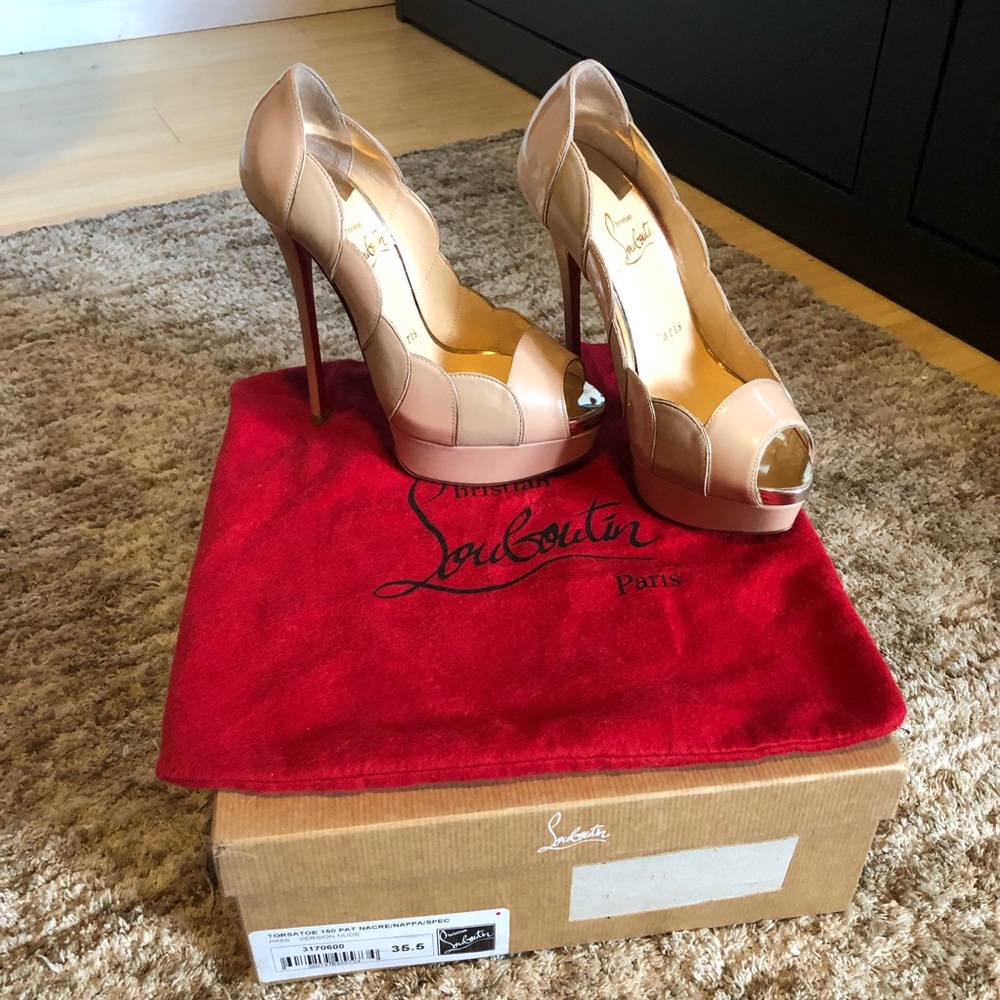 Christian Louboutin torsatoe 150 version nude